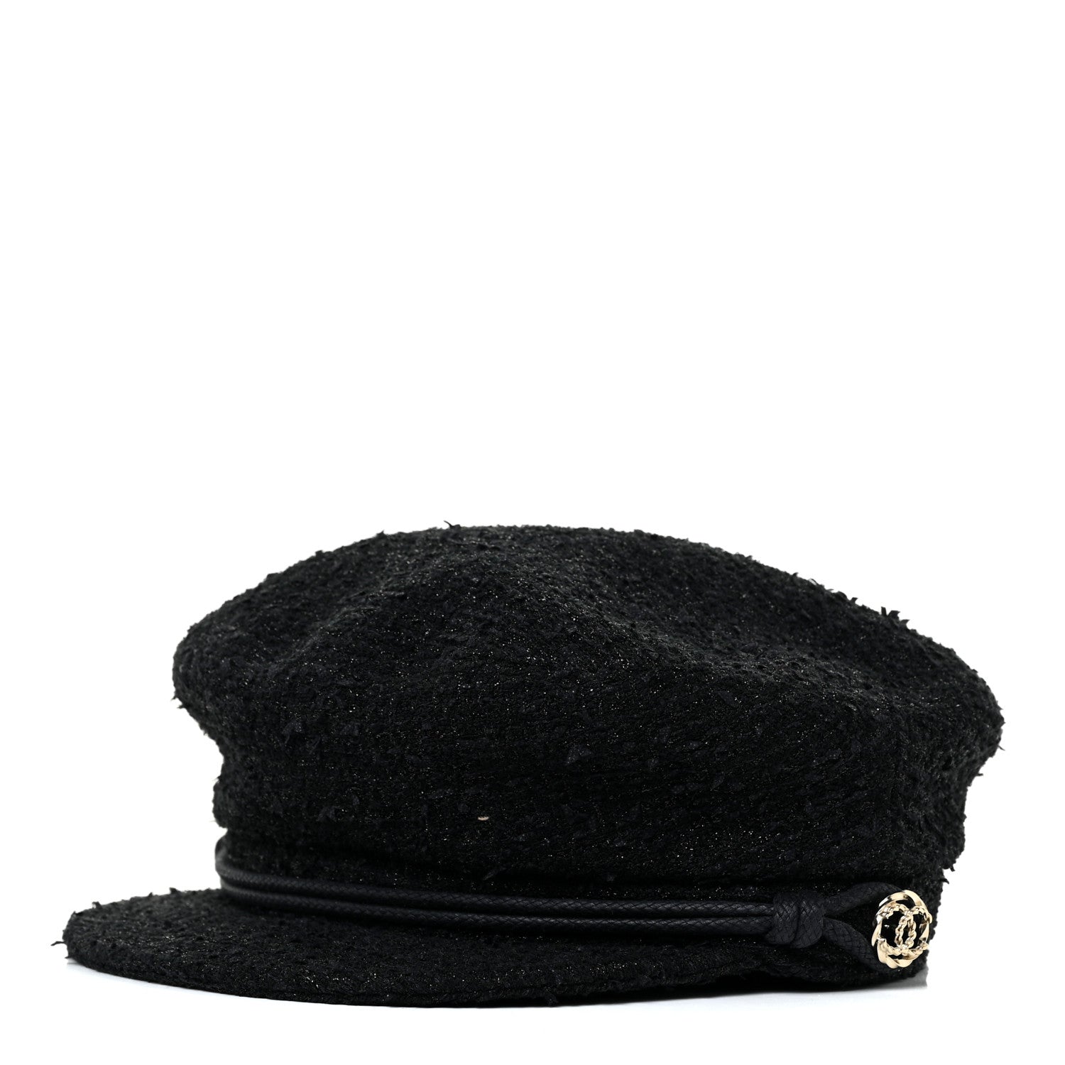 Chanel Tweed CC Cap M Black 1 of 7