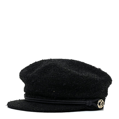 Chanel Tweed CC Cap M Black 1 of 7