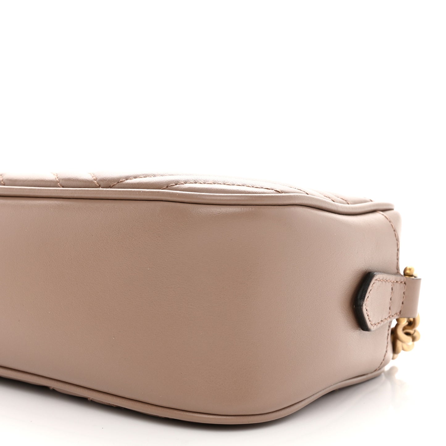 Calfskin Matelasse Small GG Marmont Chain Shoulder Bag Porcelain Rose