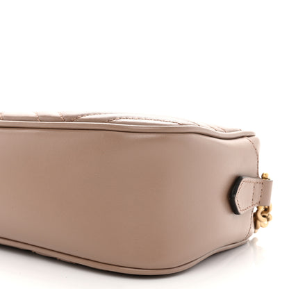 Gucci Calfskin Matelasse Small GG Marmont Chain Shoulder Bag Porcelain Rose 8 of 8