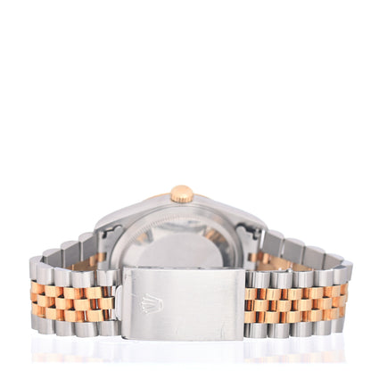 Rolex Stainless Steel 18K Yellow Gold 36mm Oyster Perpetual Datejust Watch Champagne 16233 3 of 4