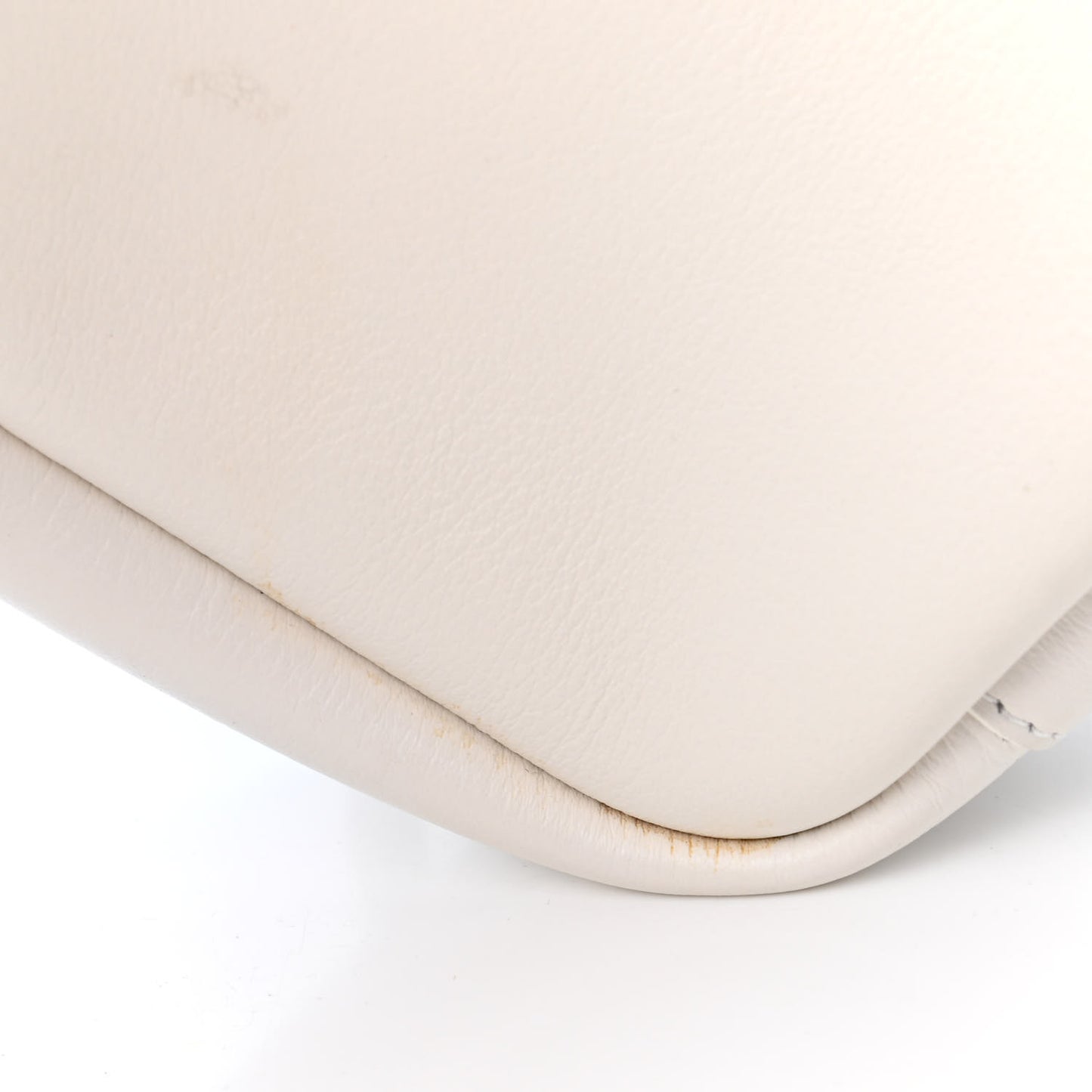 Calfskin Logo S Everyday Camera Bag White