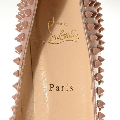 Christian Louboutin Patent Pigalle Spikes 100 Pumps 38.5 Nude 7 of 7
