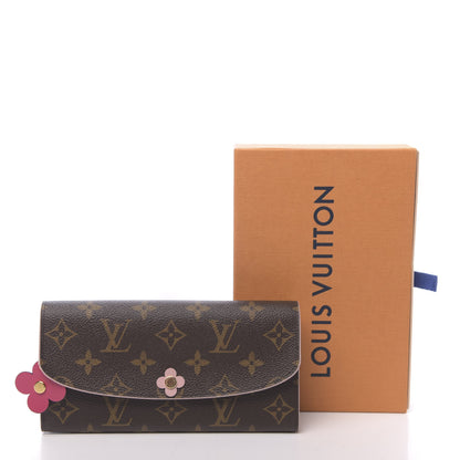 Louis Vuitton Monogram Bloom Flower Emilie Wallet 7 of 7