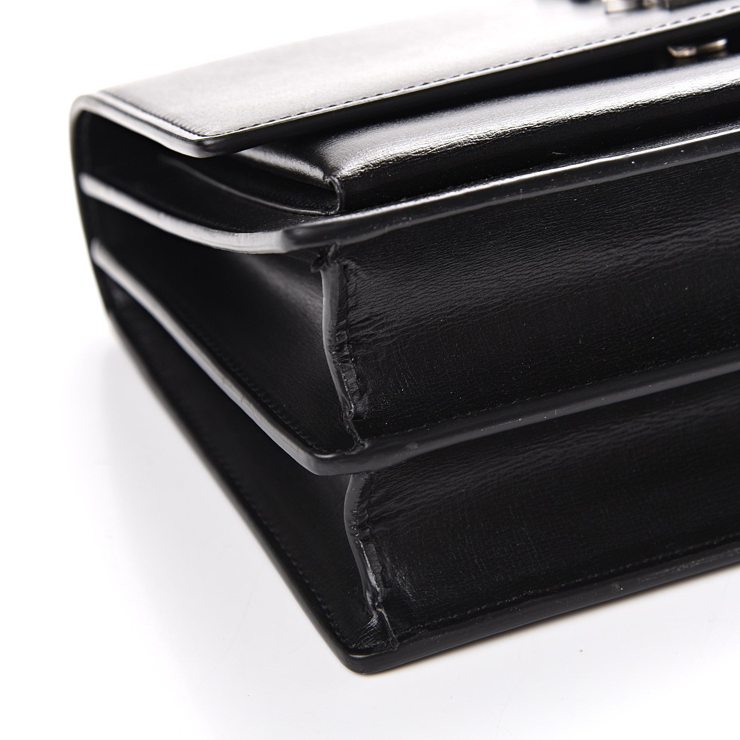 Saint Laurent Calfskin Medium Monogram Sunset Black 4 of 10