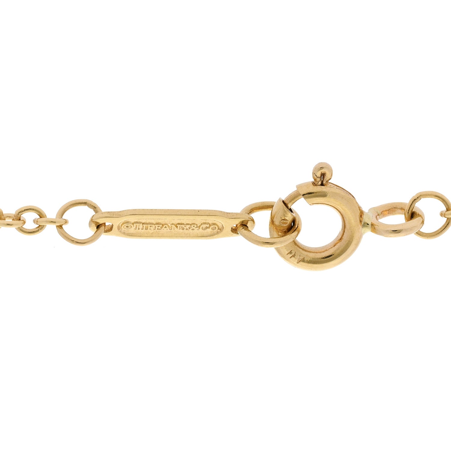 Tiffany 18K Rose Gold 1837 Interlocking Circles Lariat Necklace 5 of 6