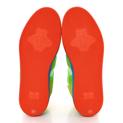 Gucci Demetra Womens Basket High Top Sneakers 37.5 Great White Shine Purple 5 of 13