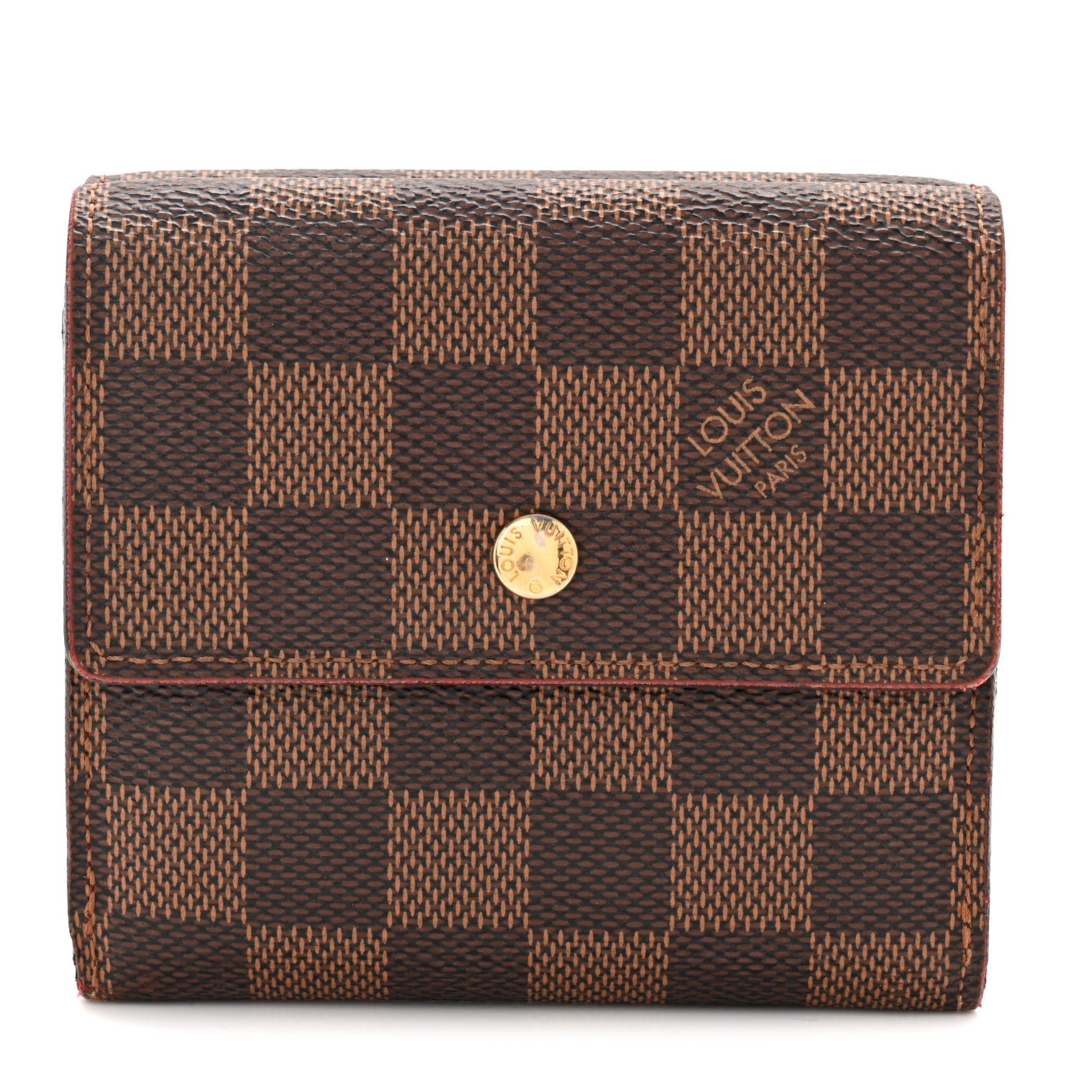 Louis Vuitton Damier Ebene Elise Wallet 1 of 6