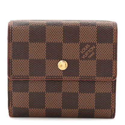 Louis Vuitton Damier Ebene Elise Wallet 1 of 6