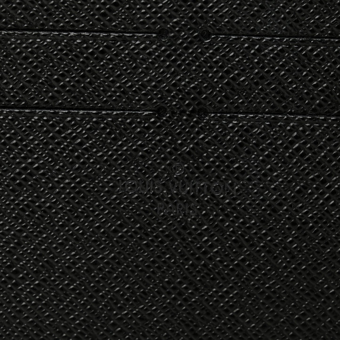 Calfskin Felicie Chain Wallet Card Holder Insert Black