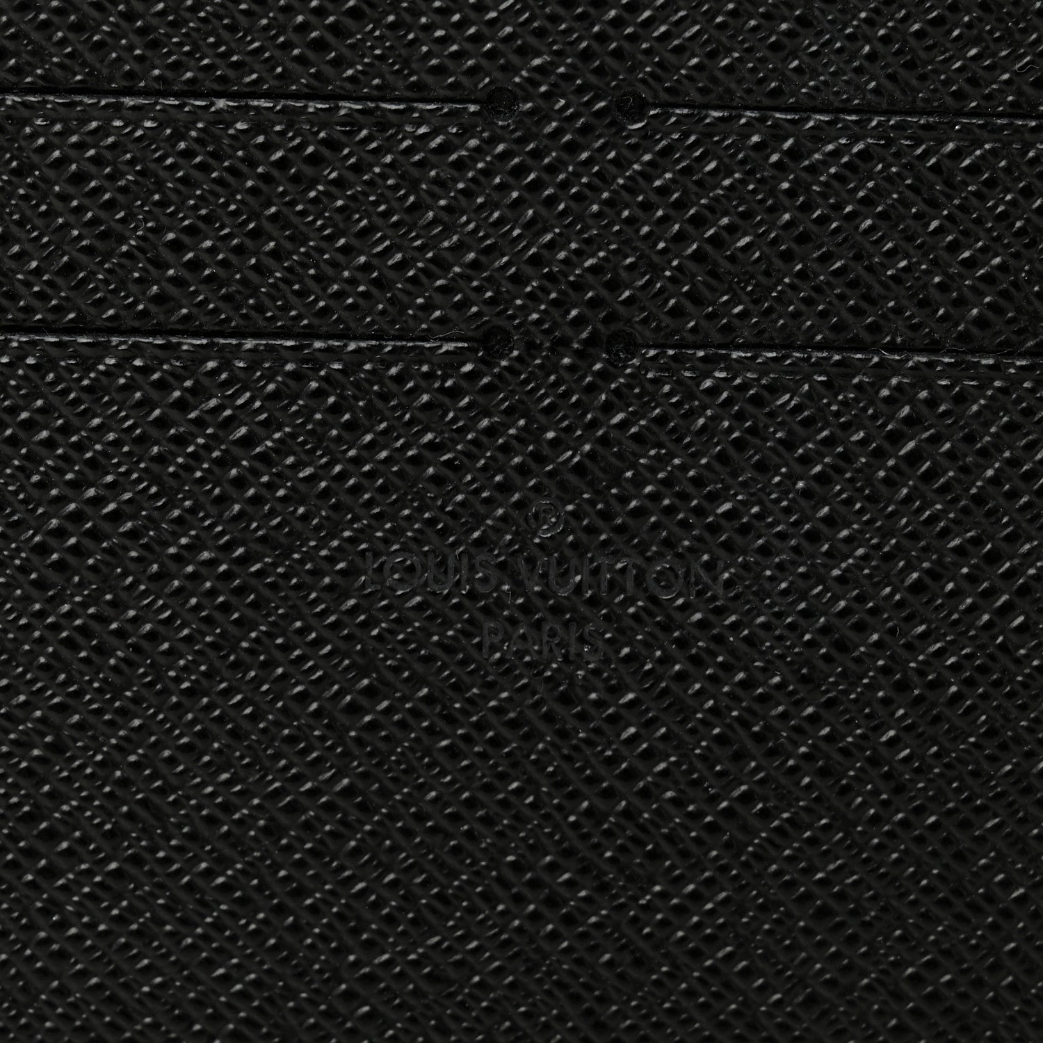 Louis Vuitton Calfskin Felicie Chain Wallet Card Holder Insert Black 6 of 6