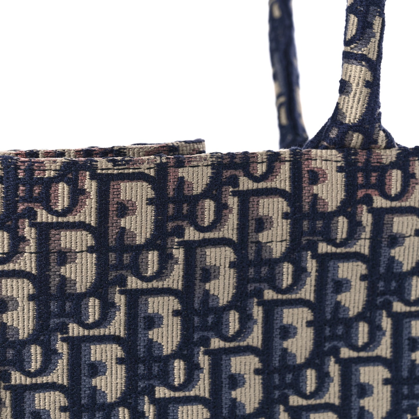 Oblique Large Book Tote Blue Multicolor