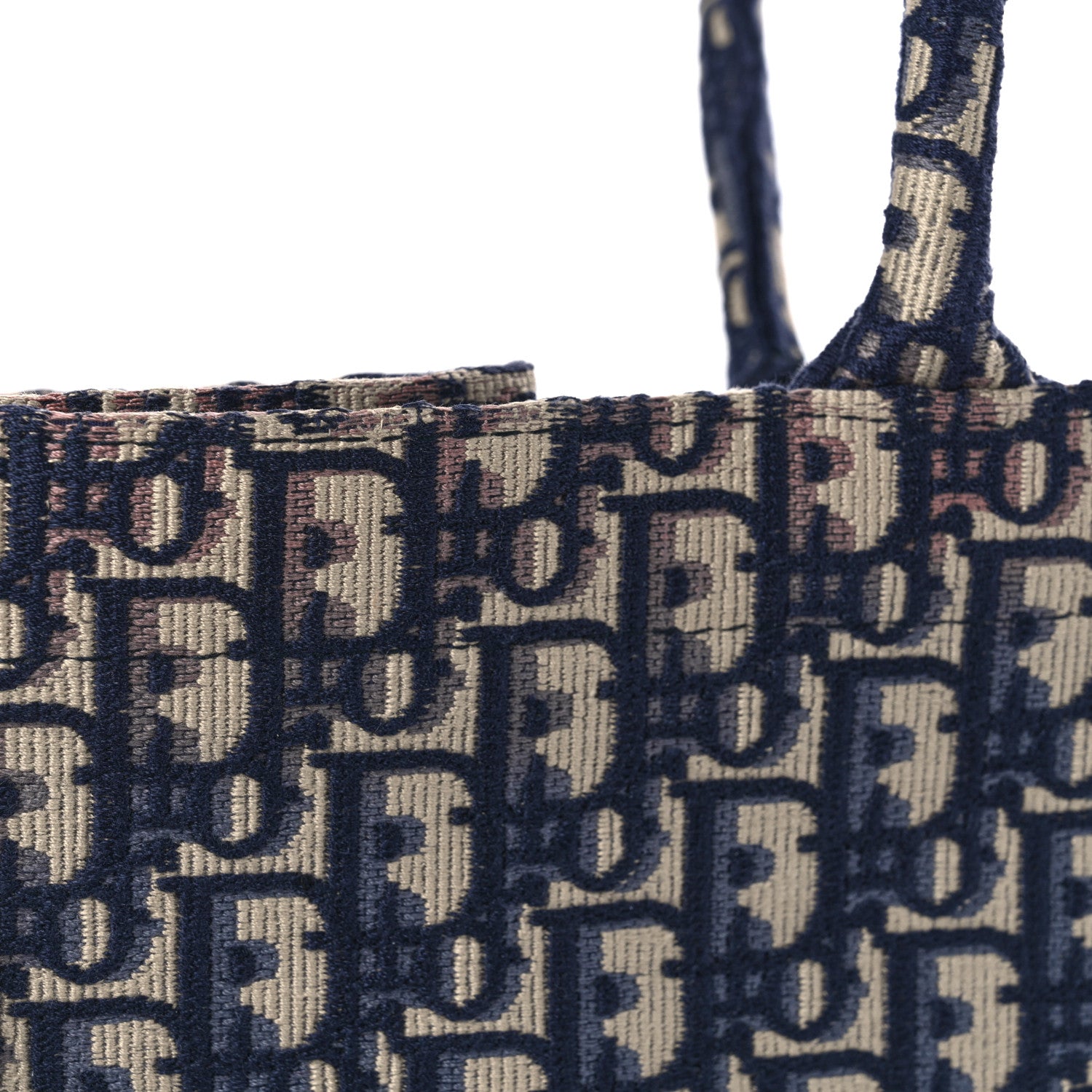 Christian Dior Oblique Large Book Tote Blue Multicolor 11 of 11