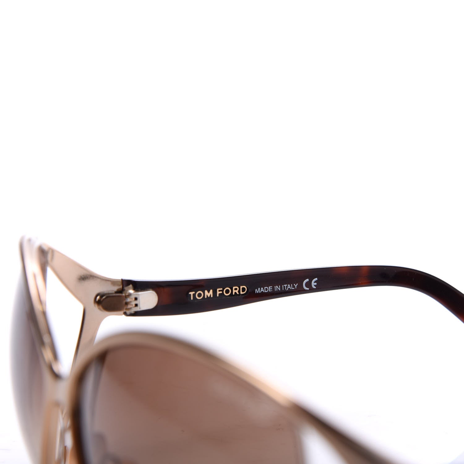 Tom Ford Metal Yvette Sunglasses TF89 Gold 5 of 8