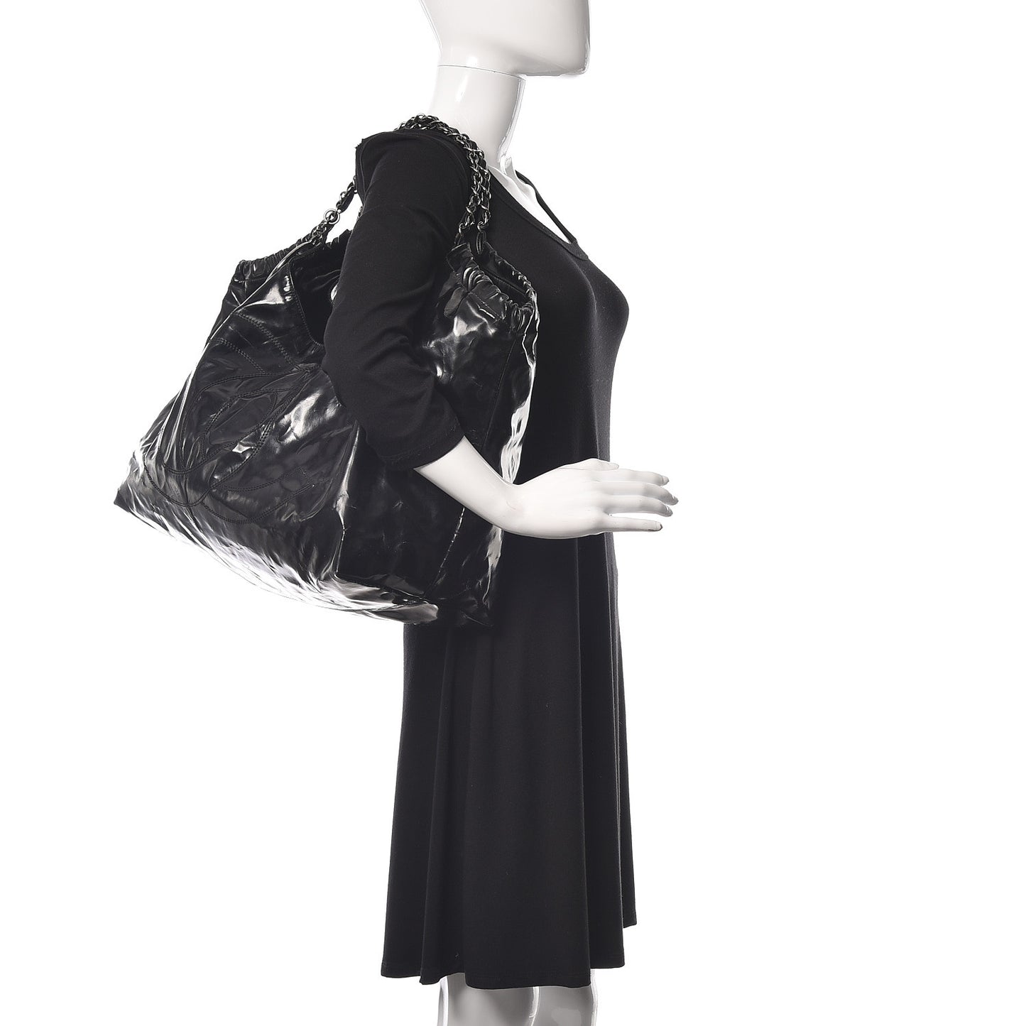 Vinyl XL Coco Cabas Black