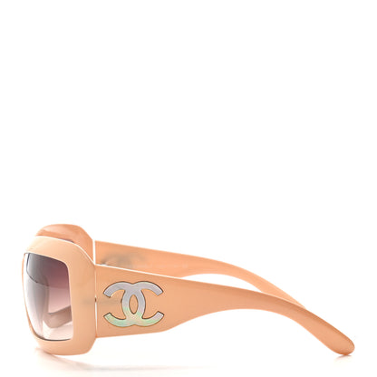 Chanel Mother of Pearl CC 5076-H Sunglasses Beige 3 of 7