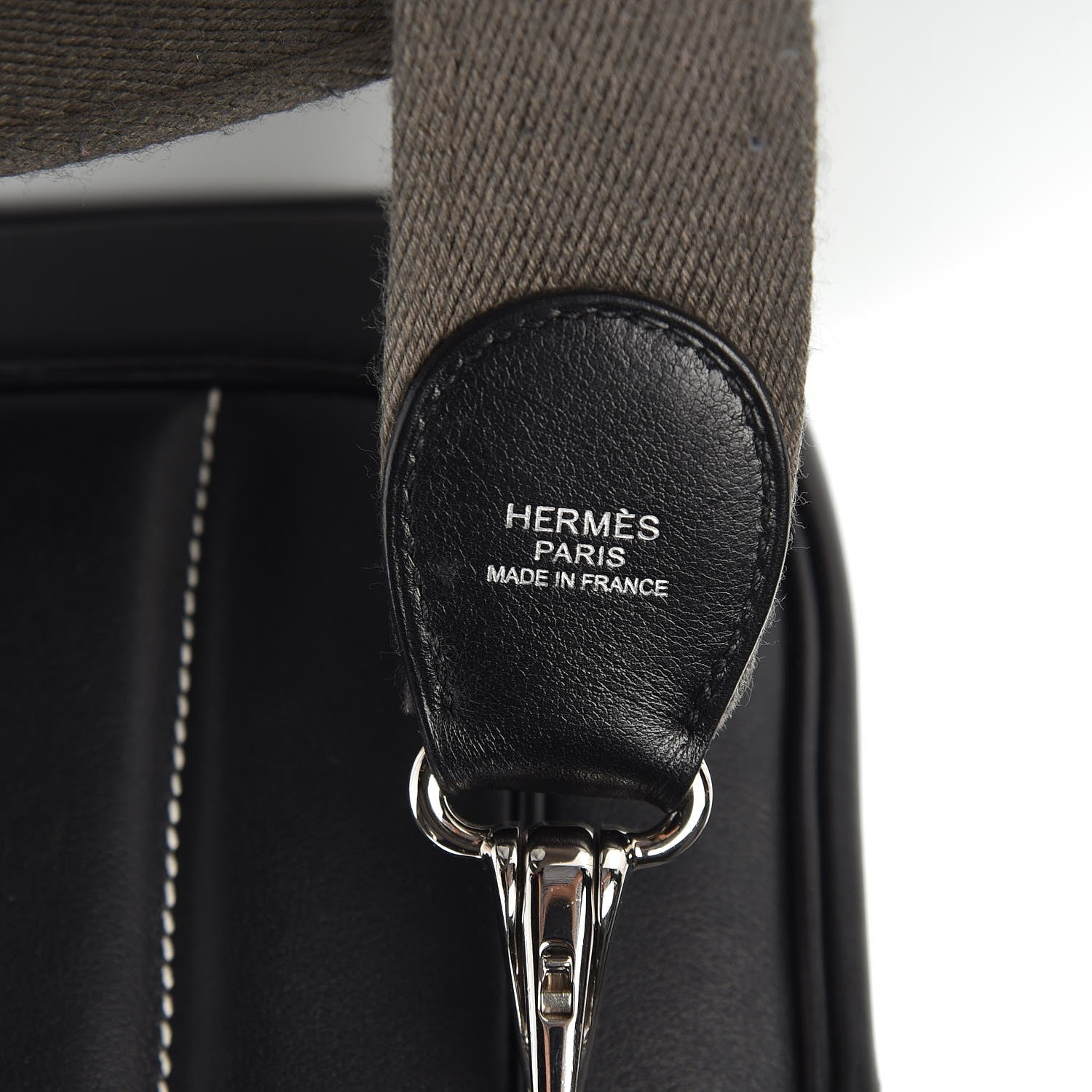 Hermes Veau Swift Mini Sac Berline Black 8 of 8