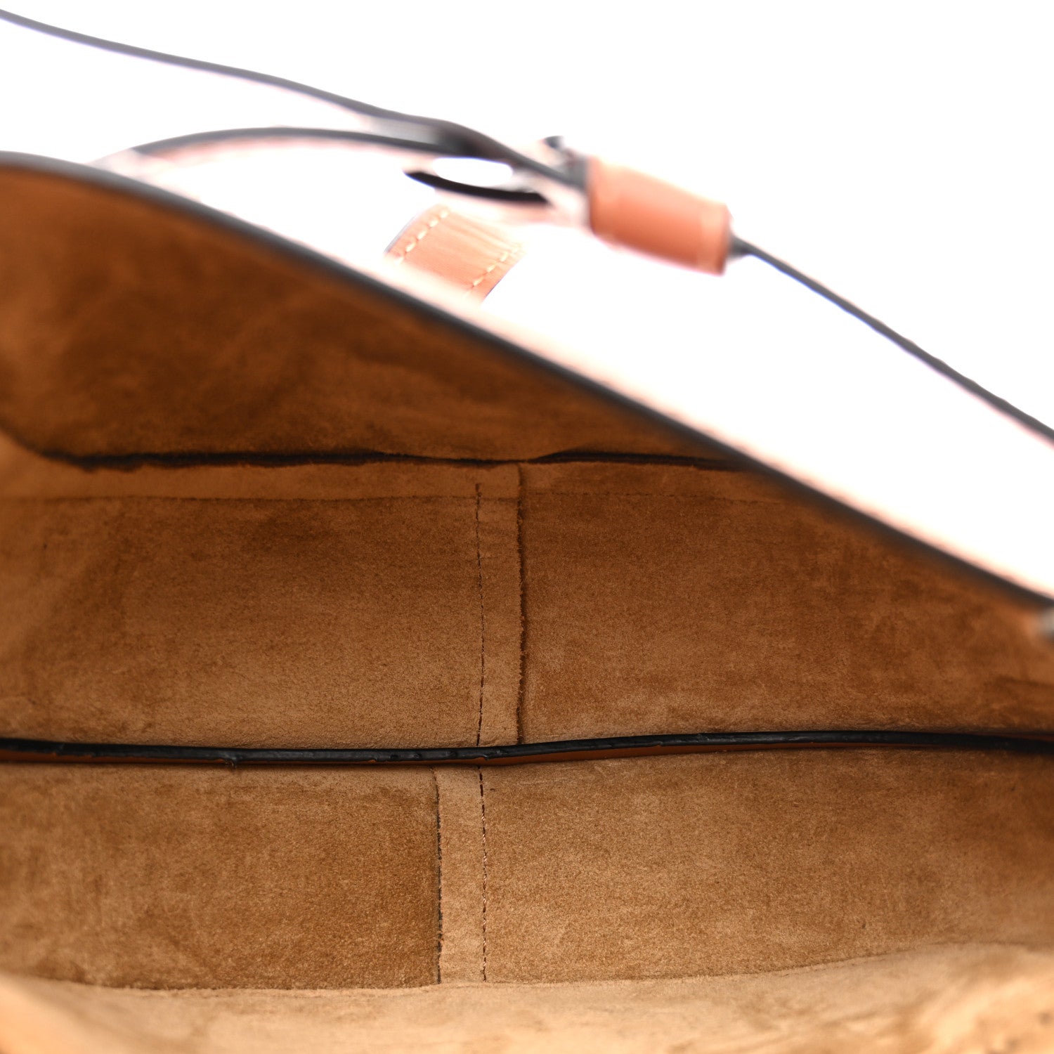 Loewe Calfskin Jacquard Mini Gate Dual Bag Tan 5 of 11