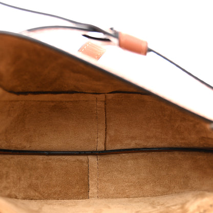 Loewe Calfskin Jacquard Mini Gate Dual Bag Tan 5 of 11