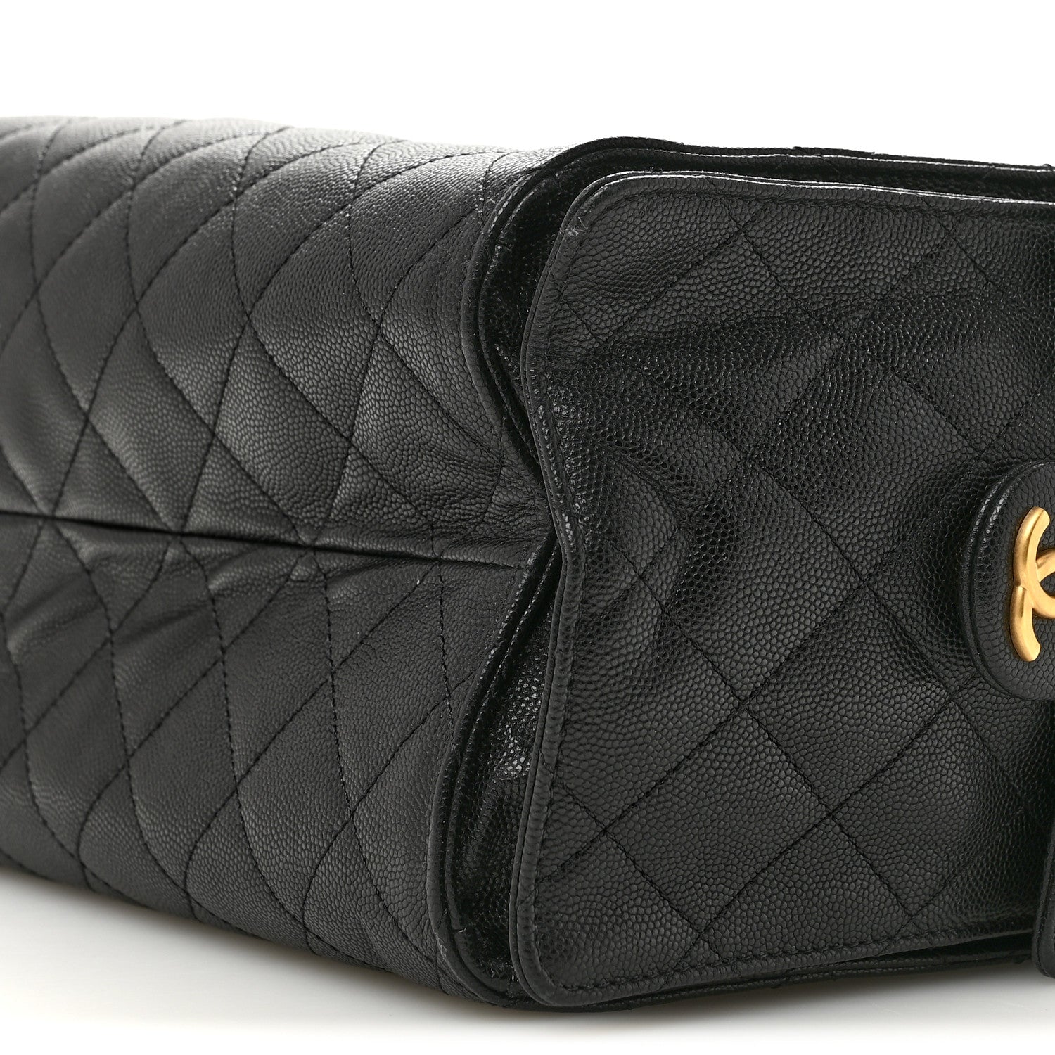 Chanel Caviar Quilted Medium Chanel 25 Handbag Black 11 of 14