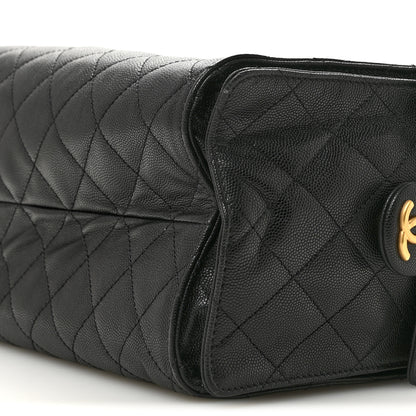 Chanel Caviar Quilted Medium Chanel 25 Handbag Black 11 of 14