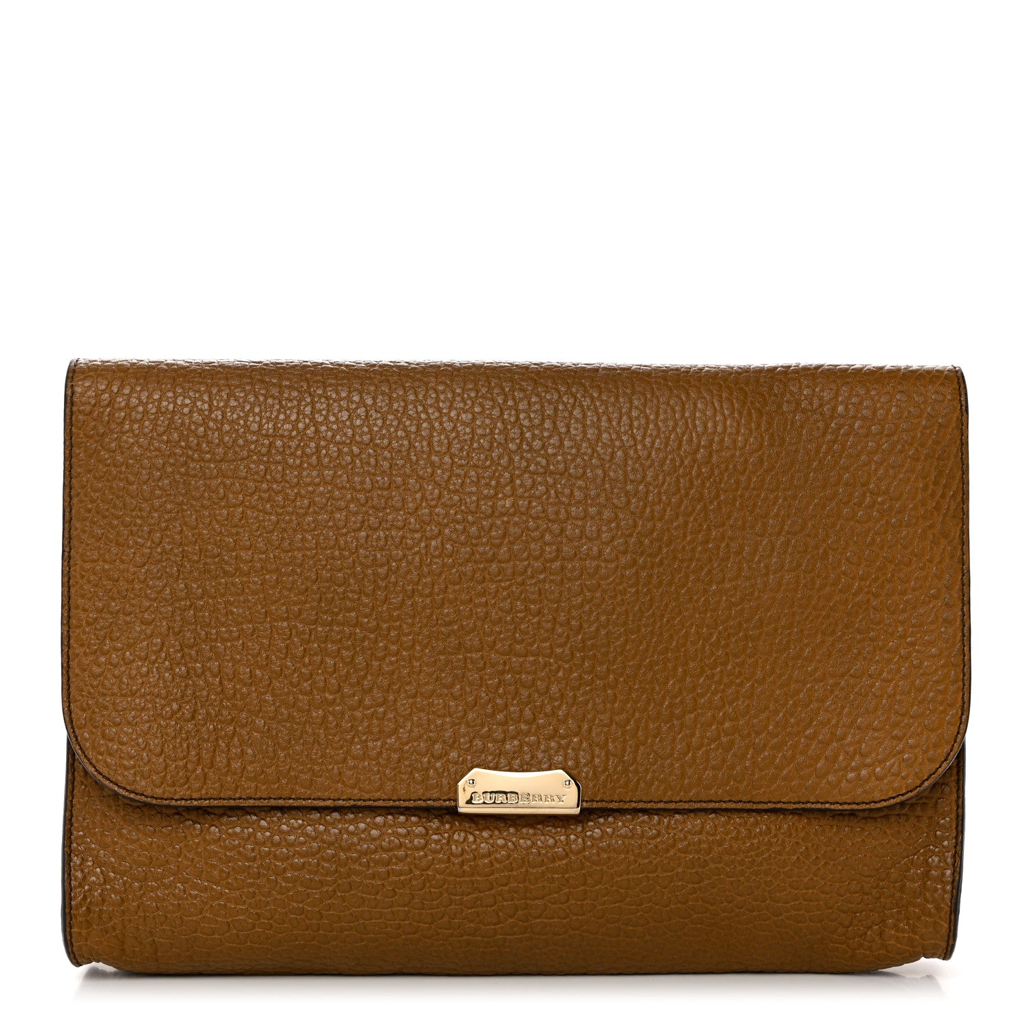Burberry Heritage Grain Sonnet Clutch Brown 1 of 8