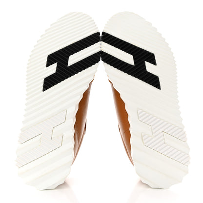 Hermes Sport Goatskin Suede Goatskin Womens Bouncing Sneakers 38 Naturel 5 of 8