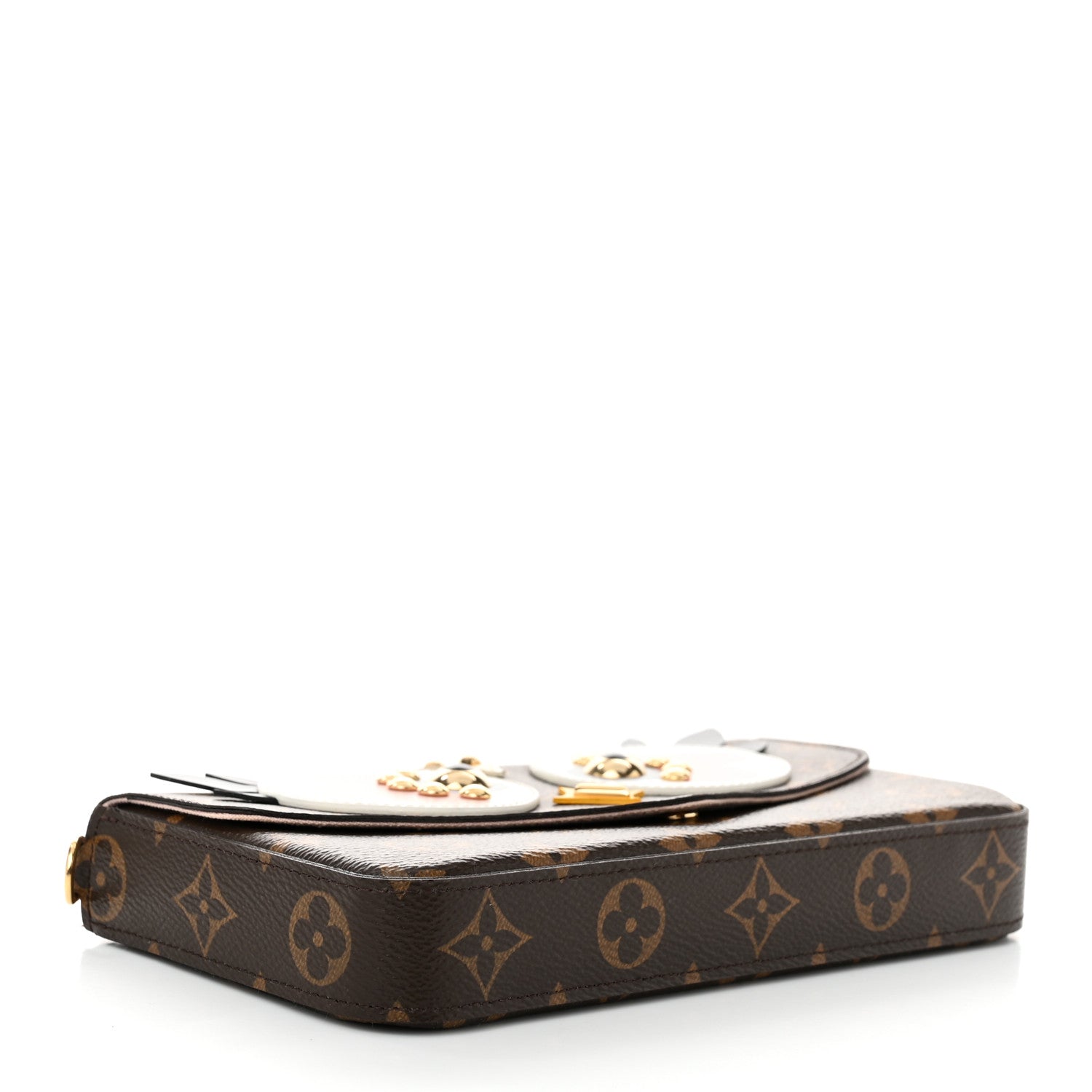 Louis Vuitton Monogram Lovely Birds Pochette Felicie Chain Wallet 5 of 11