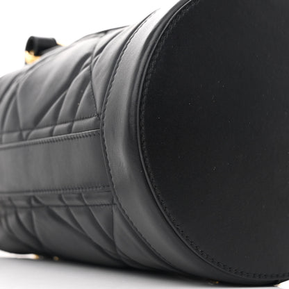 Christian Dior Calfskin Macrocannage Cannage Small Drawstring Backpack Black 9 of 10