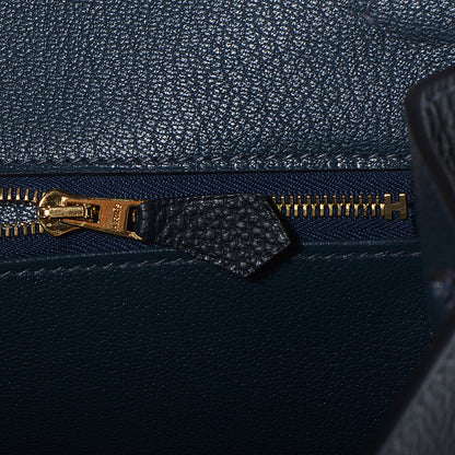 Hermes Togo Birkin 35 Bleu Ocean 9 of 25