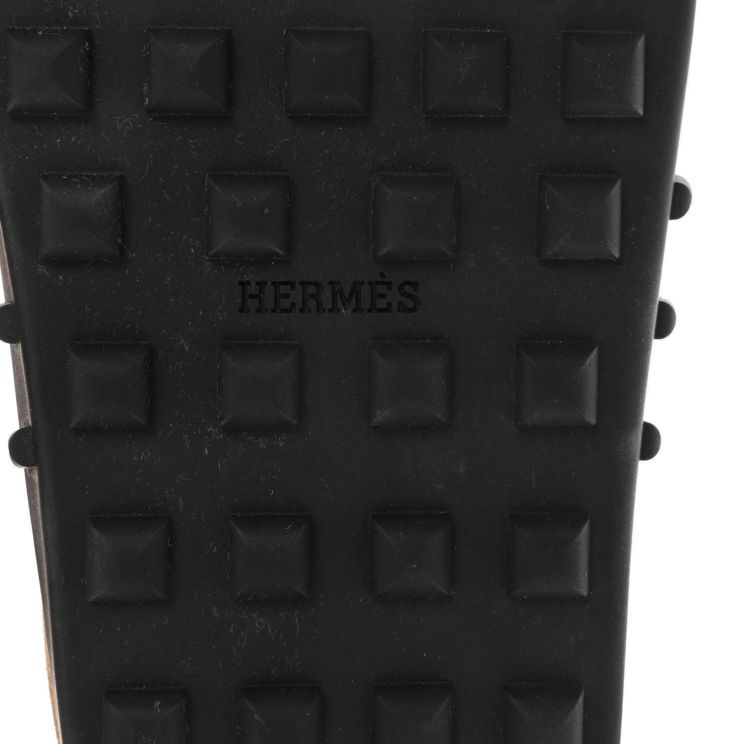 Hermes Suede Calfskin Womens Lazy Loafers 37.5 Brune Fume 7 of 10