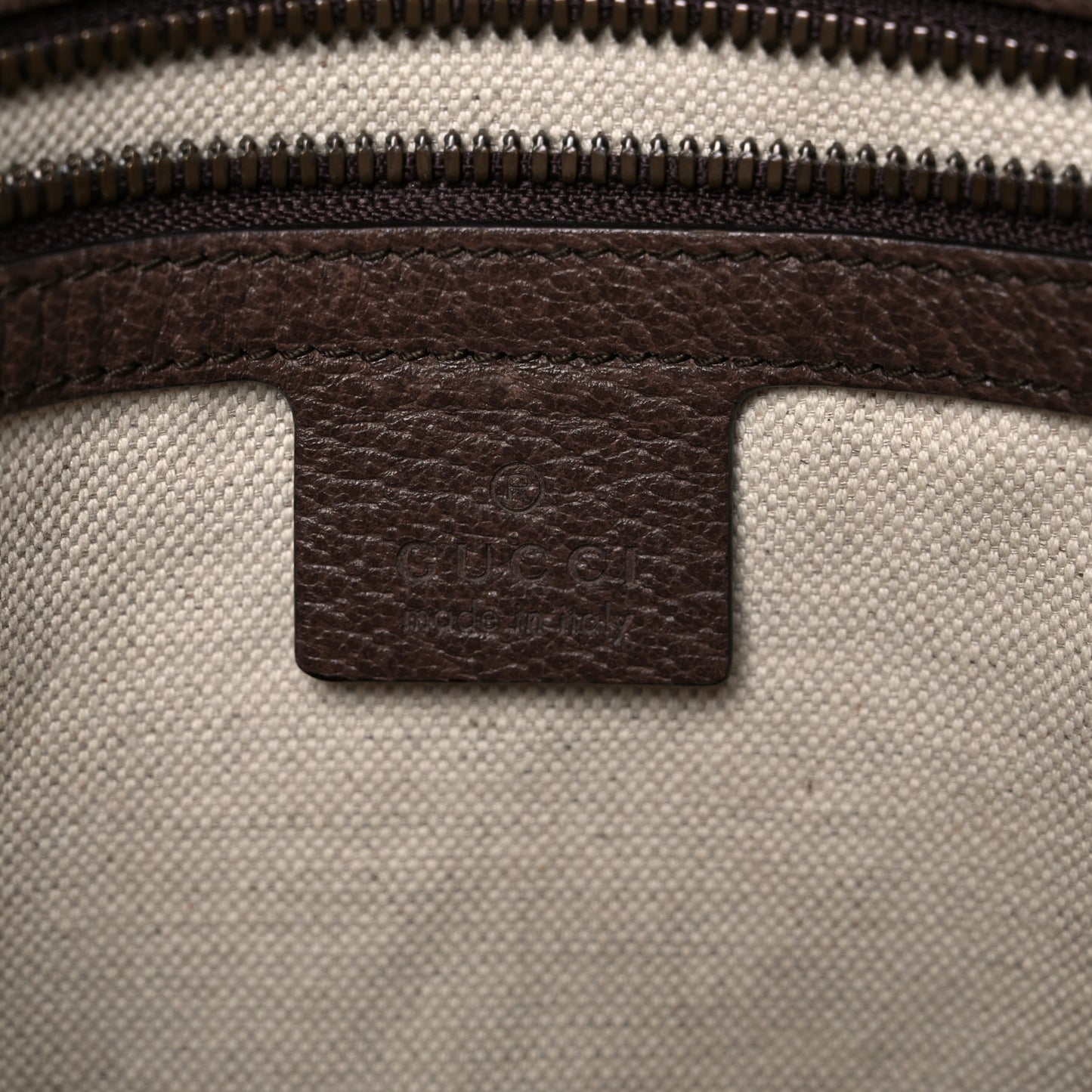 GG Supreme Monogram Web Small Ophidia Messenger Bag Brown