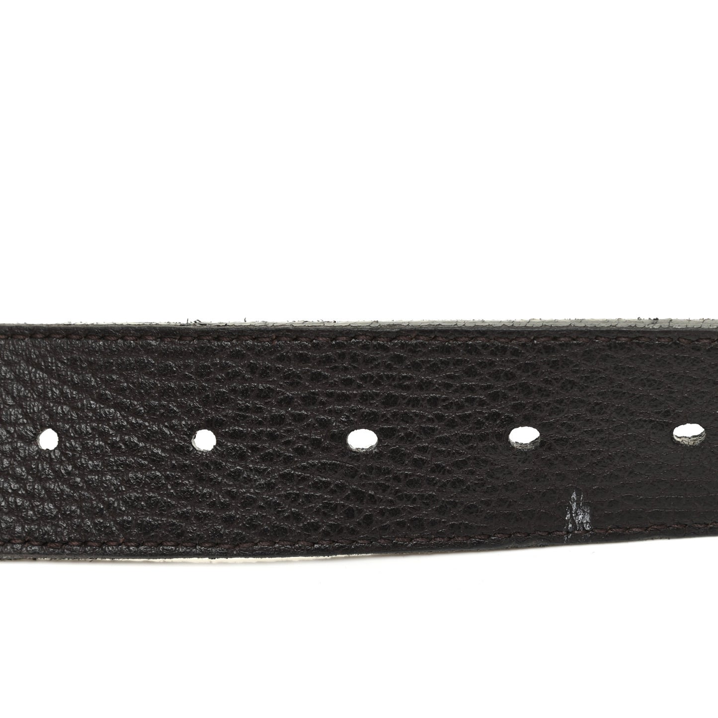 Calfskin Double G Reversible 37mm Belt 95 38 Black Cocoa