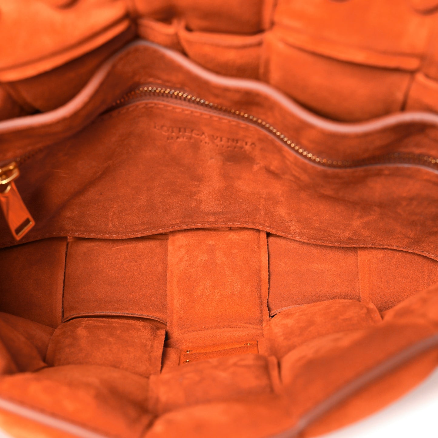 Suede Maxi Intrecciato Padded Chain Cassette Crossbody Bag Maple