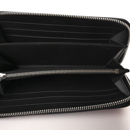 Fendi Zucchino Spalmati FF Zip Around Wallet Red 5 of 7