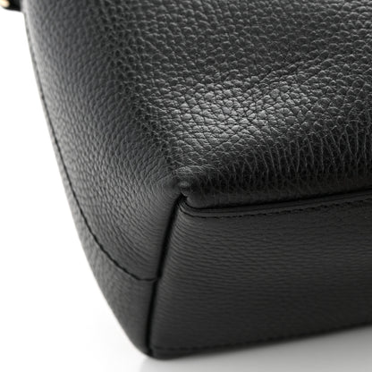 Gucci Dollar Calfskin GG Charm Satchel Black 9 of 20