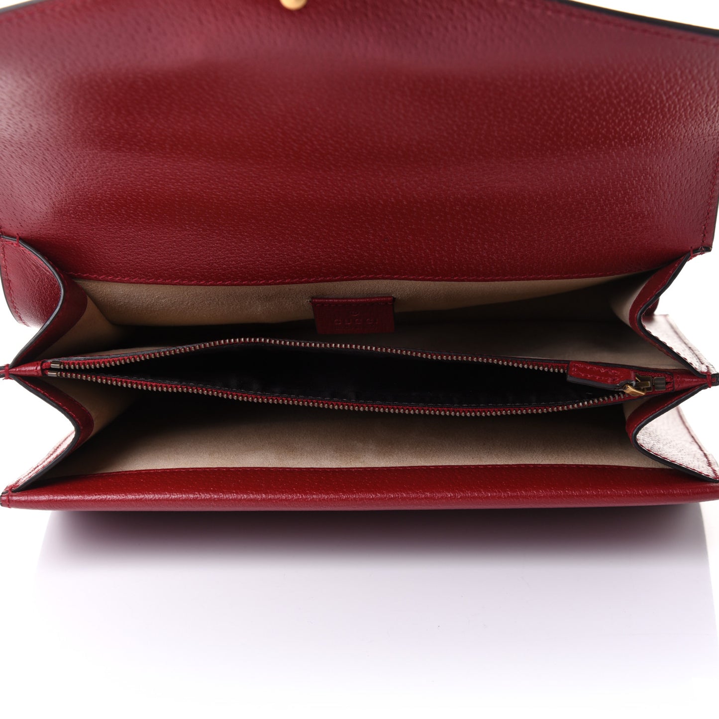 Calfskin Web Raccoon Embroidered Medium Dionysus Shoulder Bag Red