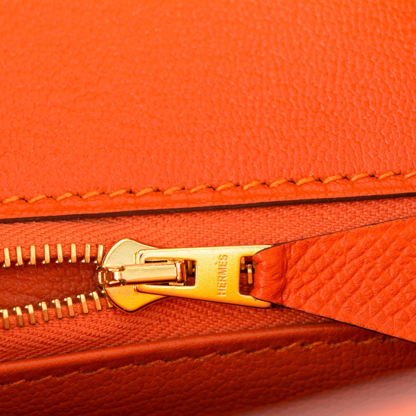 Epsom Birkin 30 Orange