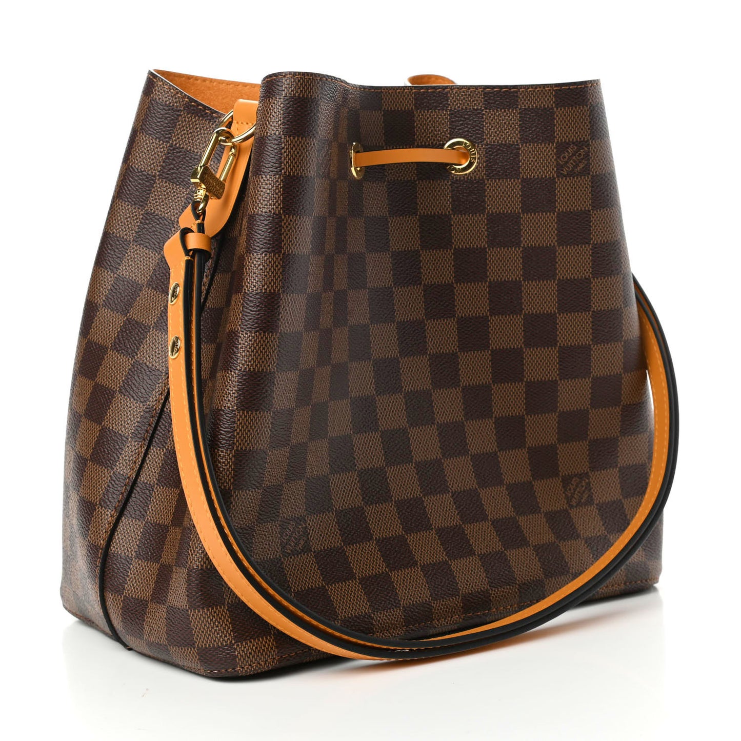 Damier Ebene Neonoe MM Safran