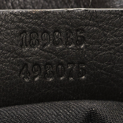 Gucci Calfskin Large D Gold Ring Shoulder Bag Chocolate 6 of 9