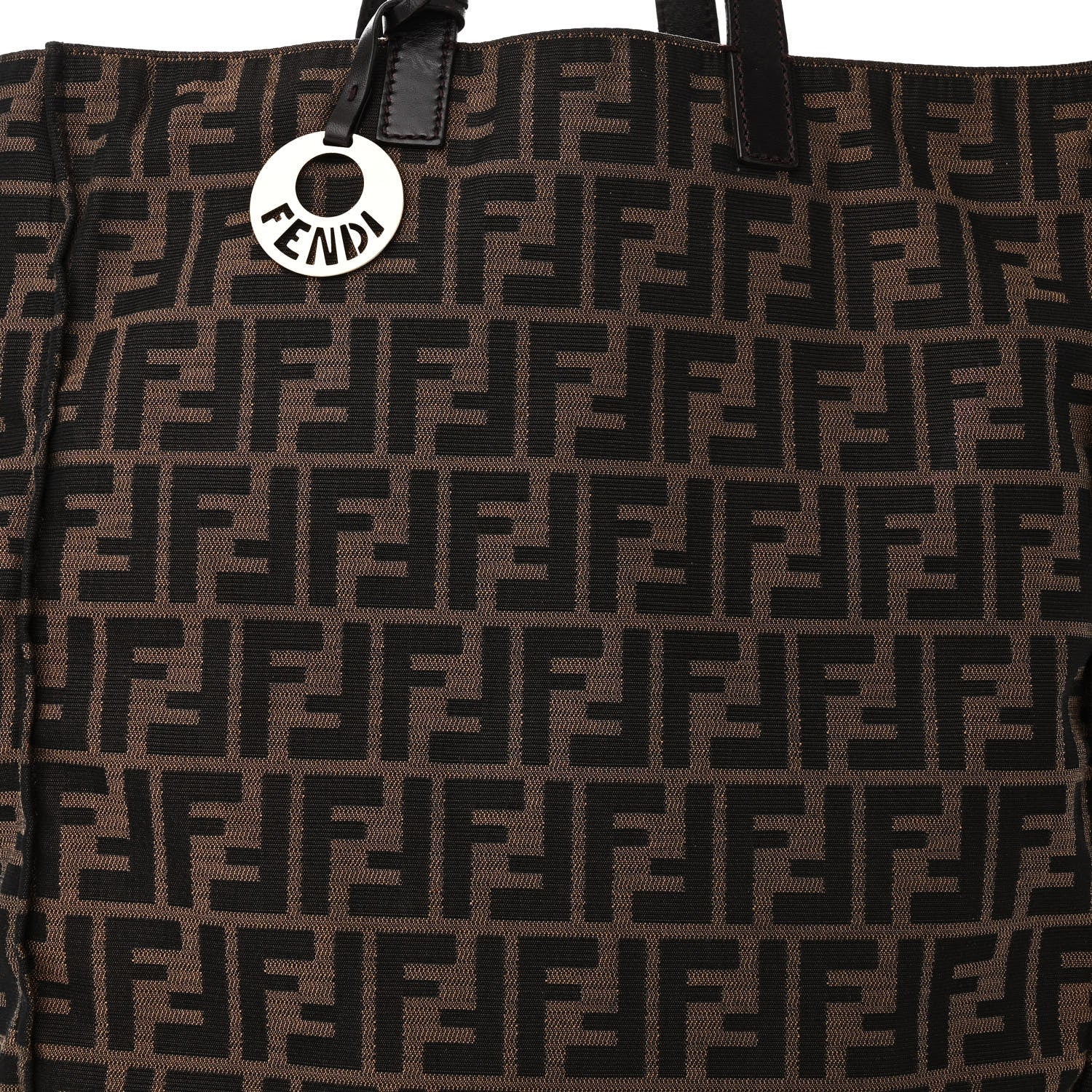 Fendi Zucca Shopping Tote Tobacco 8 of 10