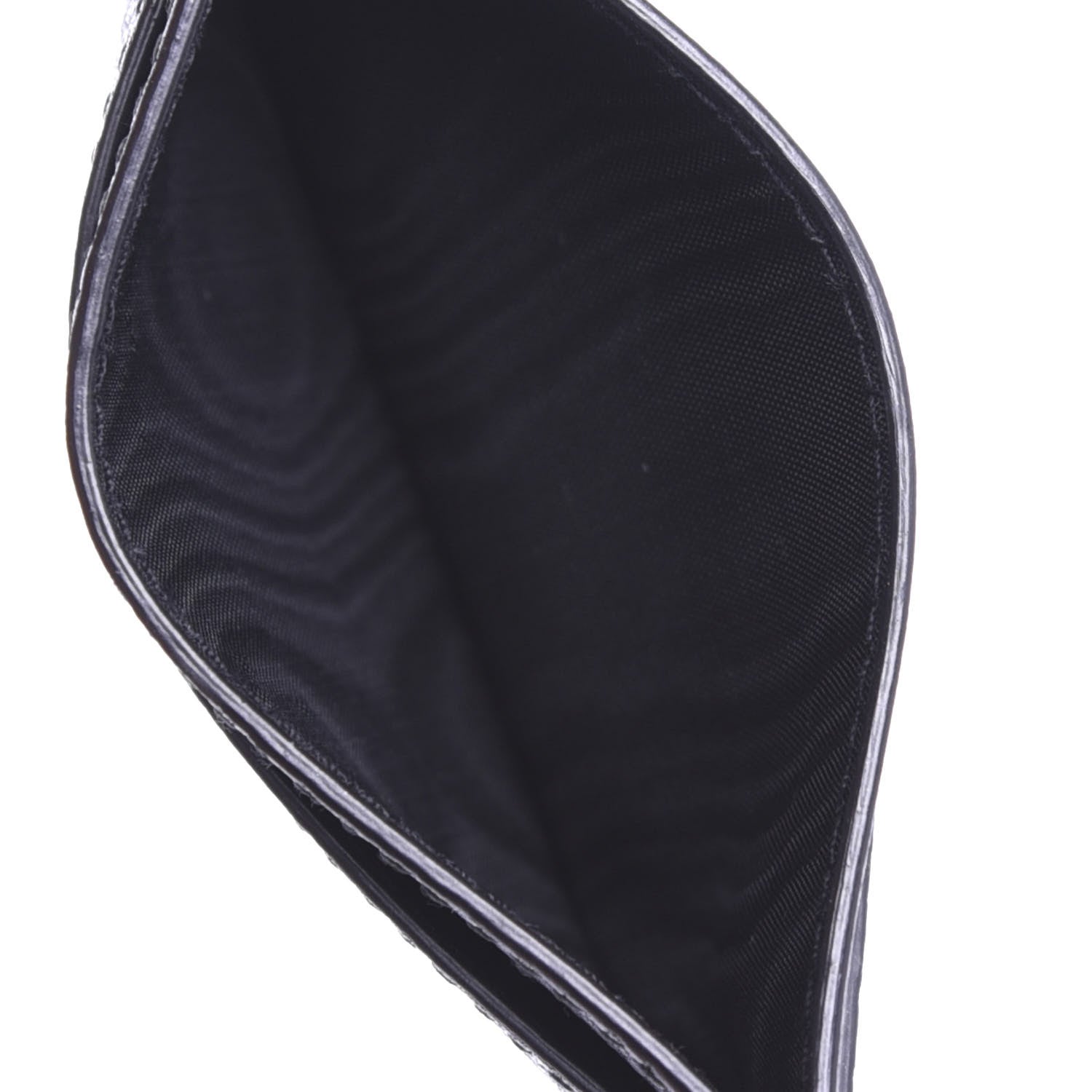 Balenciaga Textured Calfskin Everyday Multi Card Case Black 5 of 5