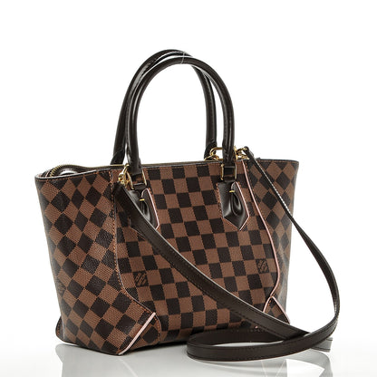 Louis Vuitton Damier Ebene Caissa Tote PM Rose Ballerine 3 of 6