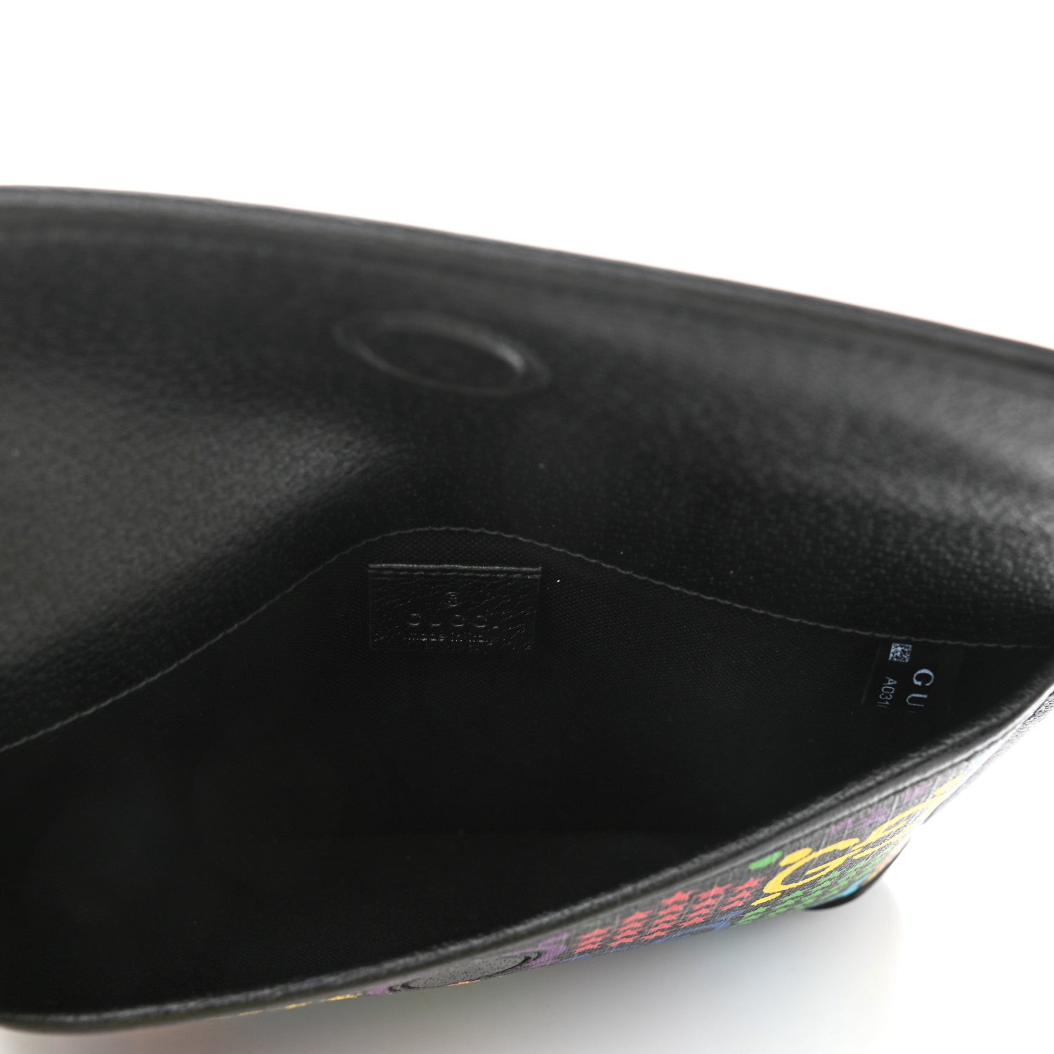 Gucci GG Supreme Monogram Psychedelic Slim Belt Bag Black 5 of 10