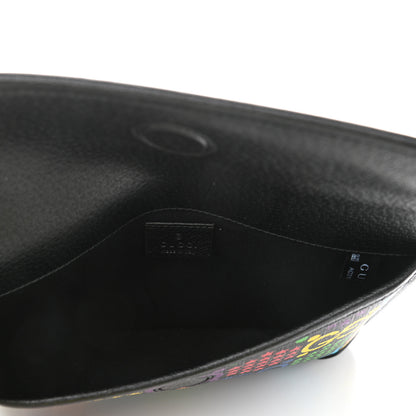 Gucci GG Supreme Monogram Psychedelic Slim Belt Bag Black 5 of 10