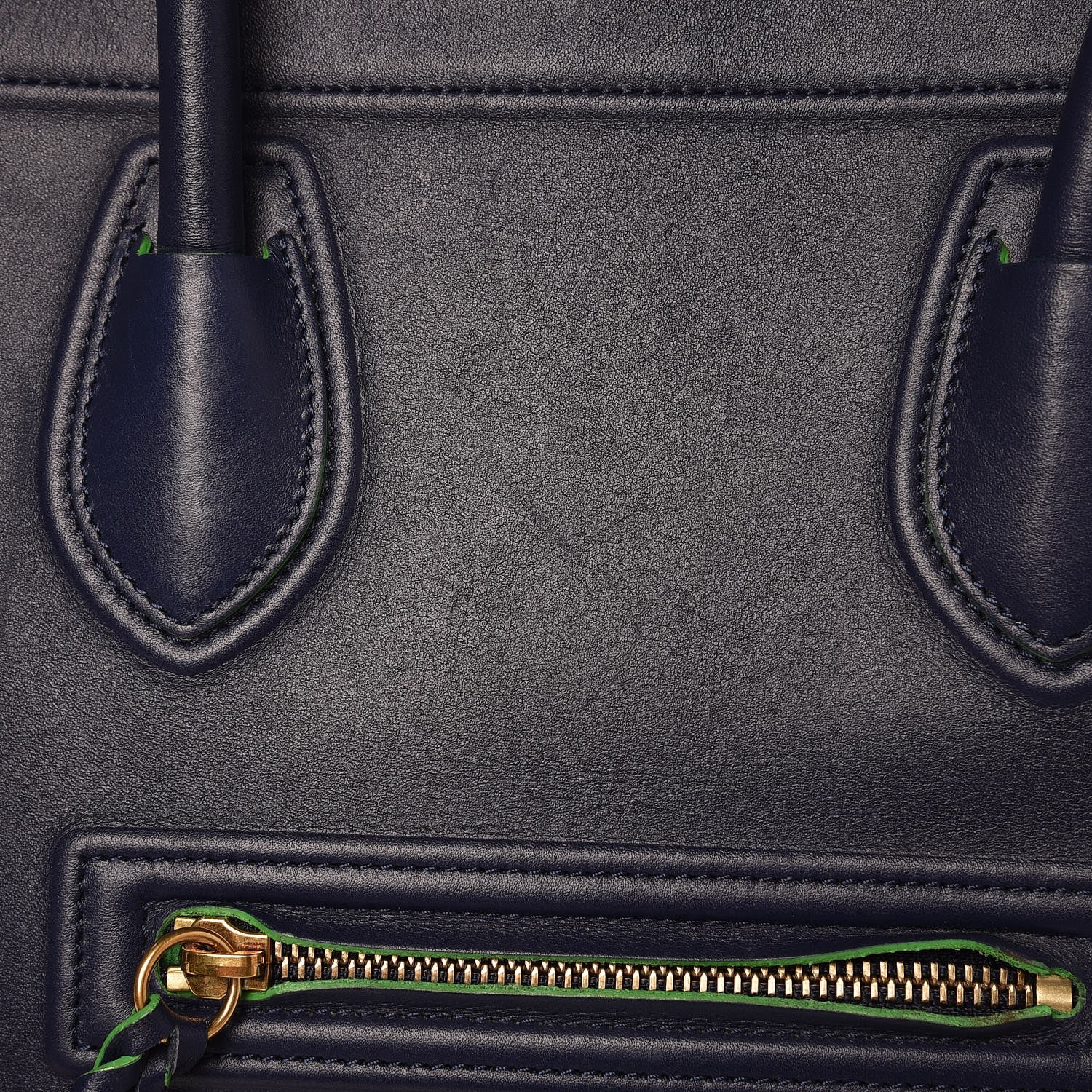 Celine Smooth Calfskin Medium Phantom Luggage Midnight 12 of 13