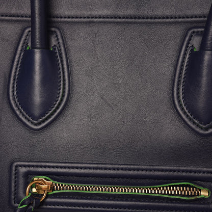 Celine Smooth Calfskin Medium Phantom Luggage Midnight 12 of 13