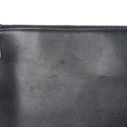 Versace Calfskin Palazzo Fringe Crossbody Bag Black 5 of 8