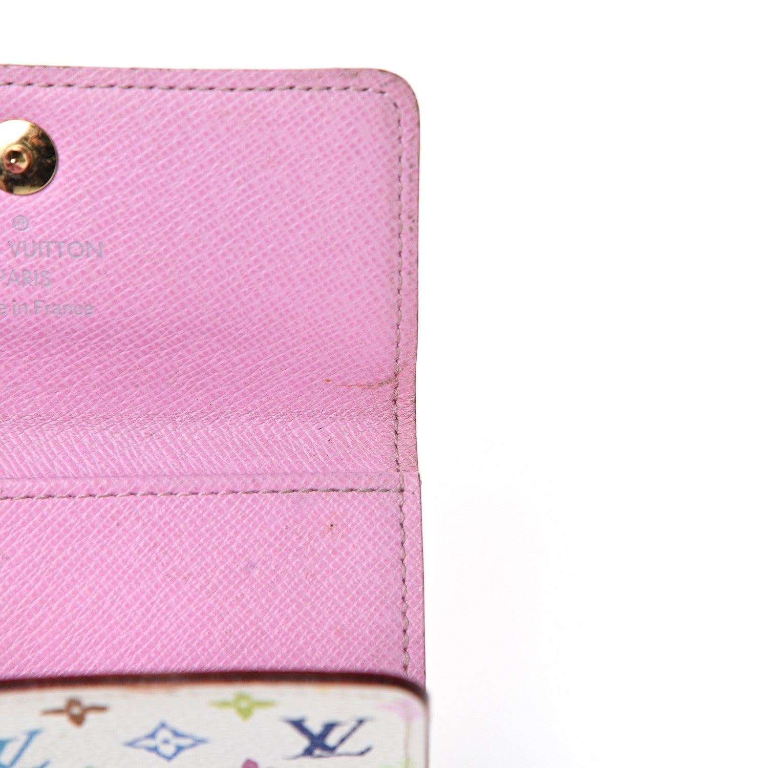 Louis Vuitton Monogram Multicolor Multicles 4 Key Holder White Litchi 11 of 13