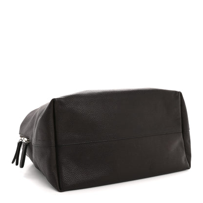 The Row Grained Saddle Calfskin Henri Bag Brunette 4 of 13
